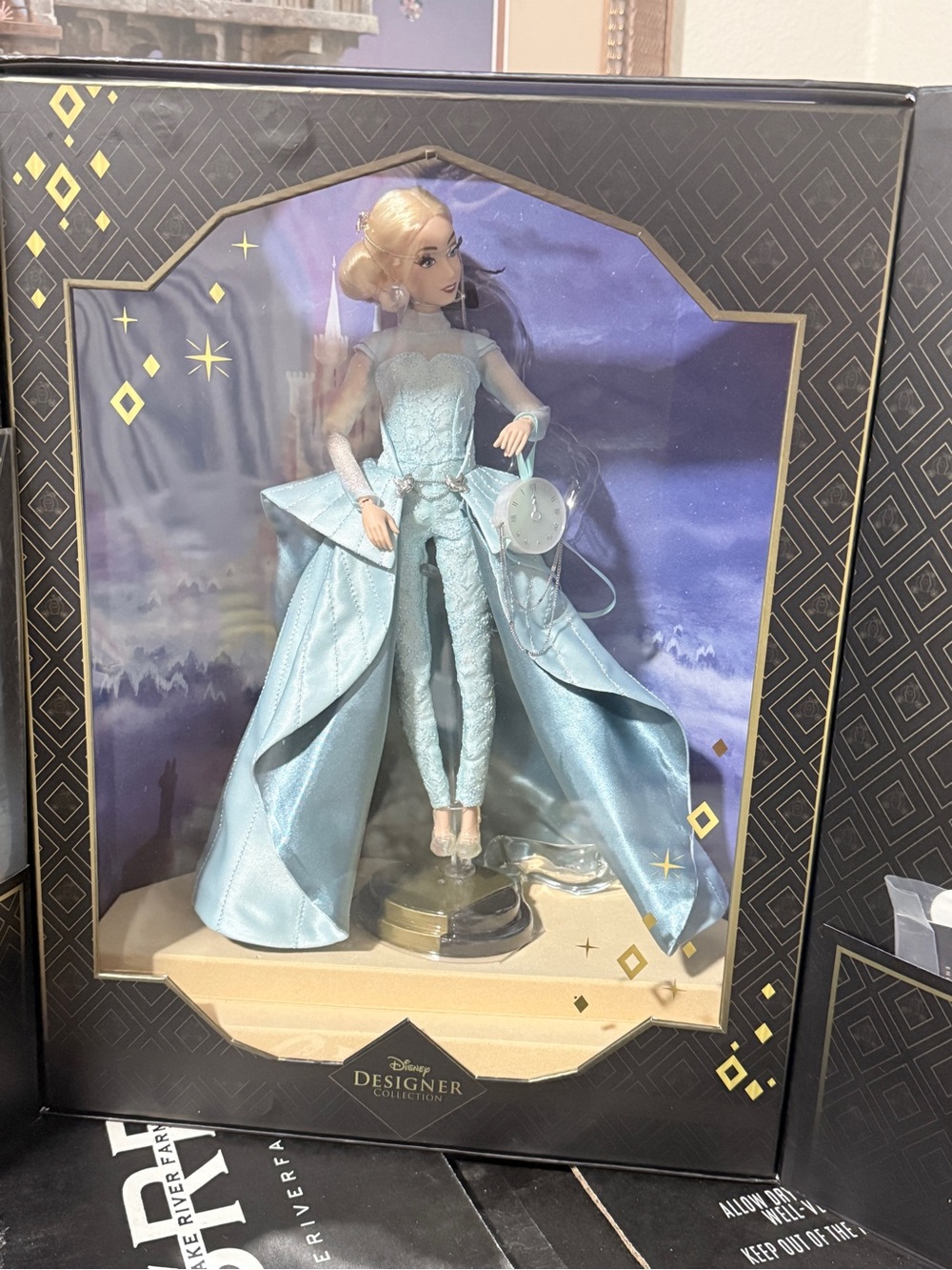 Disney Designer Collection Light Blue Cinderella Doll